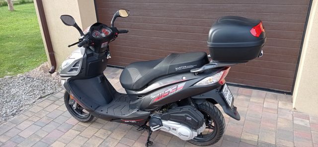 Skuter Barton Falkon 125cc 2021r. Na gwarancji, pierwszy właściciel,.