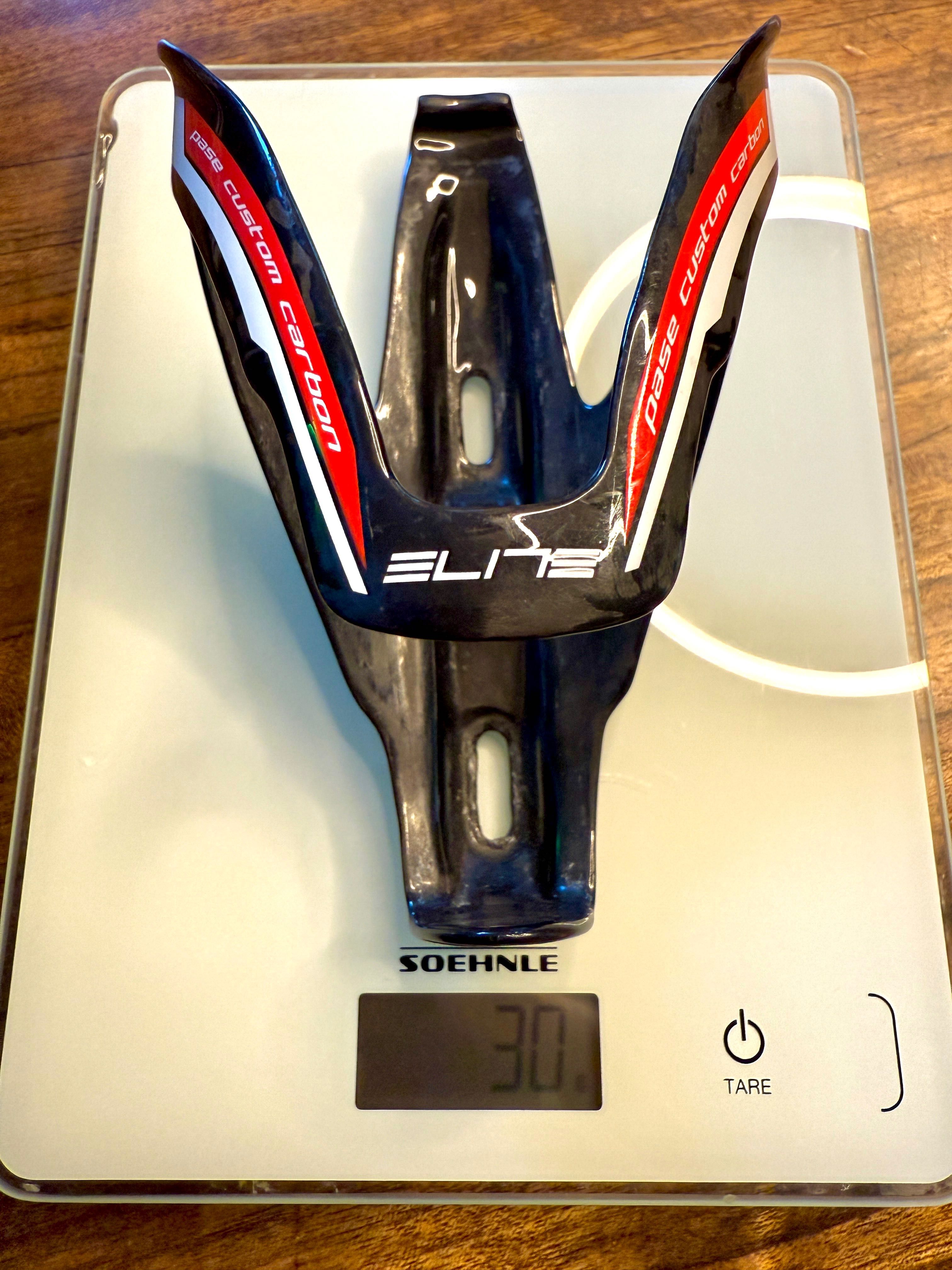 Koszyk na bidon rowerowy Elite Custom Pase - Carbon