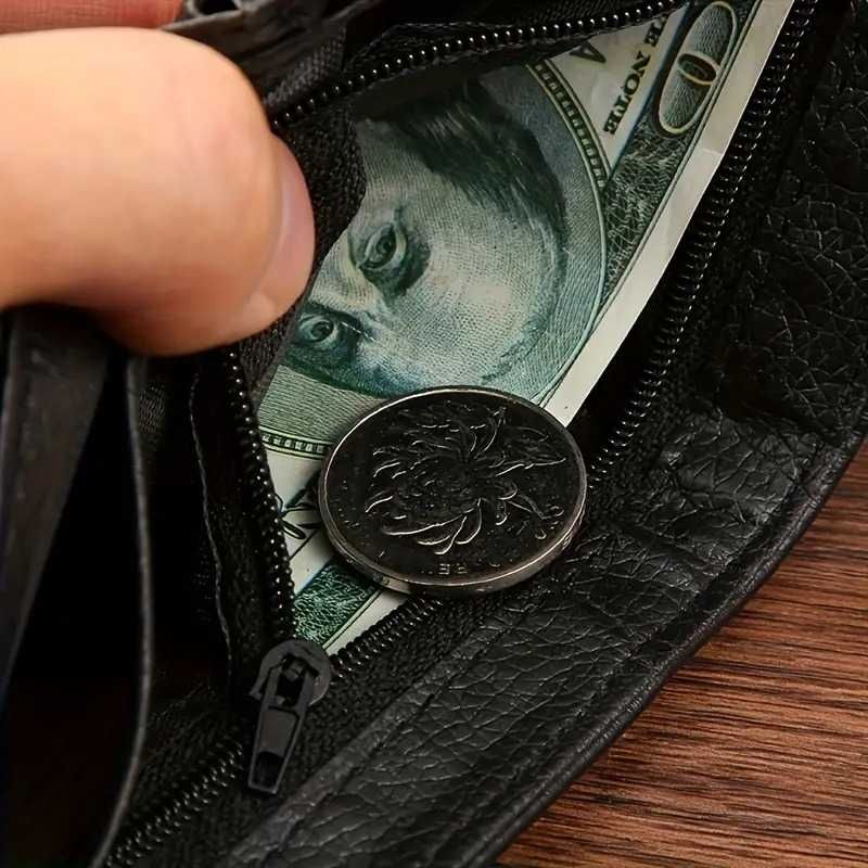 Carteiras de bolso multifuncionais, para homens. Novas.