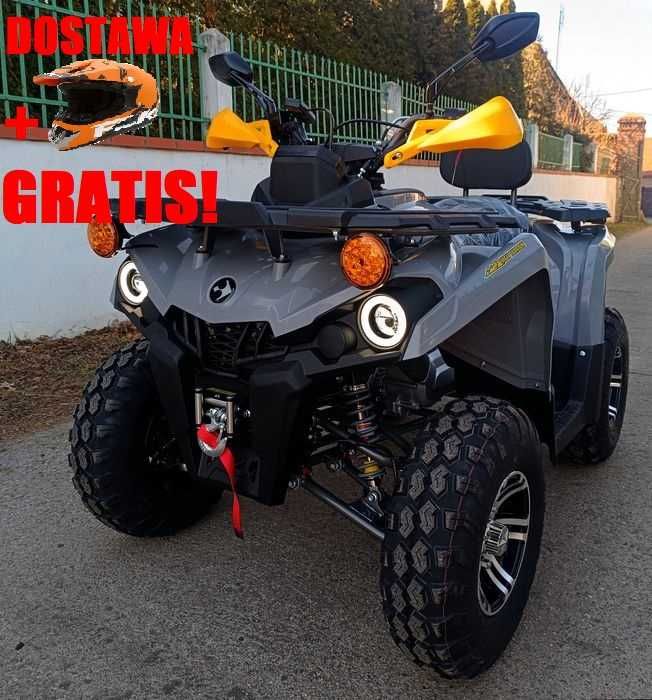 Nowy DUŻY QUAD Barton DISCOVER 200 Homologacja Mocny Wyciągarka RATY
