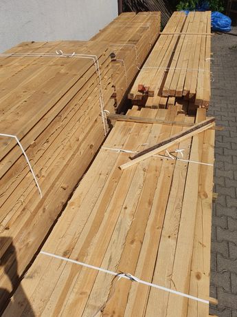 Drewno: Kantówki konstrukcyjne, łaty, kontrłaty, szalówka