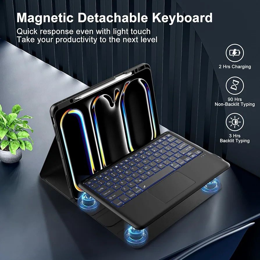 Etui ochronne z klawiaturą do iPad 13" 2024 MOKO O74