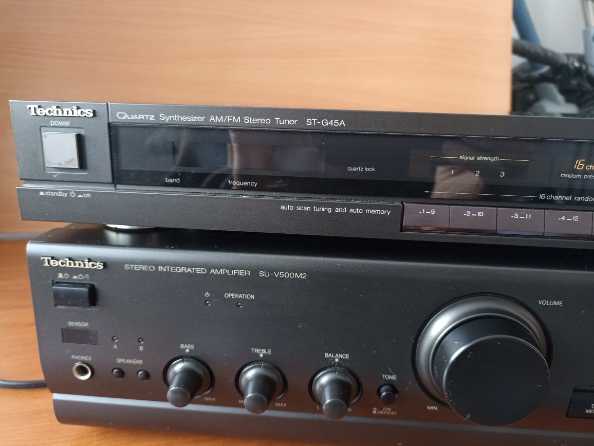 Amplificador Technics SU V500 mkII + sintonizador
