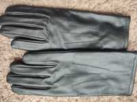 Nowe Skórzane rękawiczki męskie
