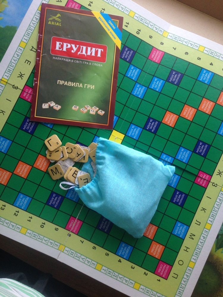 Настольная игра "Ерудит" на укр.языке