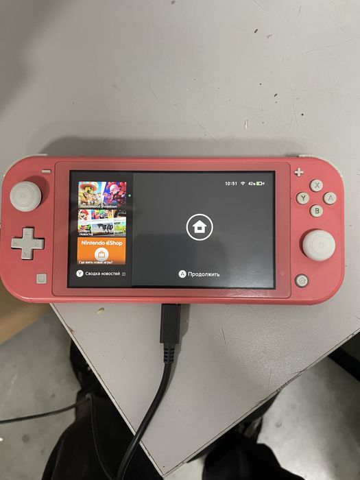 Nintendo switch Lite 32gb, про игры в описании
