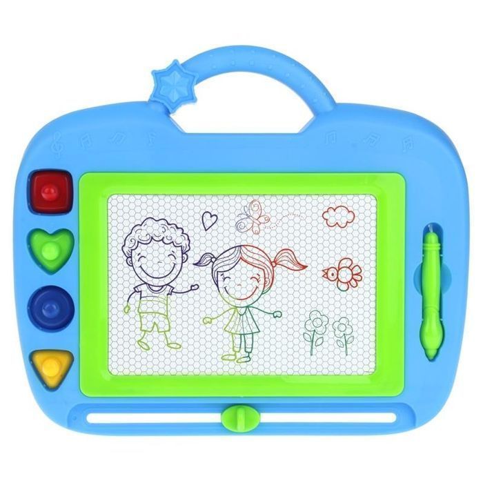 Znikopis Tablica Magnetyczna Kolorowa do Pisania Malowania Stempelki