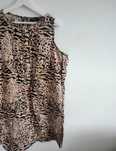 Sukienka Next len wiskoza animal print panterka luźna prosta