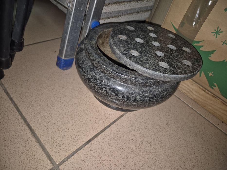 Floreiras Jazigo preta e Cinza
