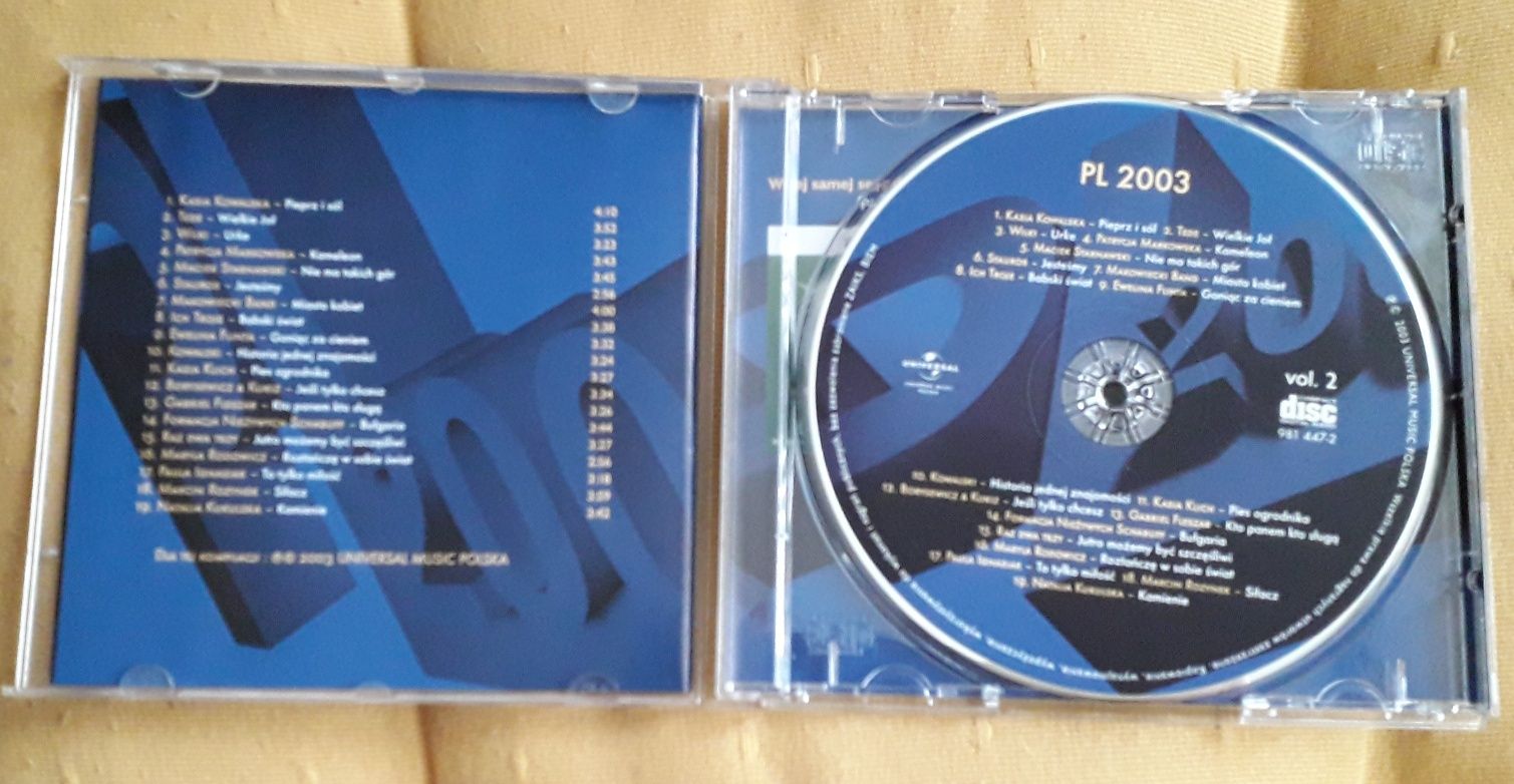 Składanka polskich przebojów pt.Pl.2003 vol.2 płyta CD