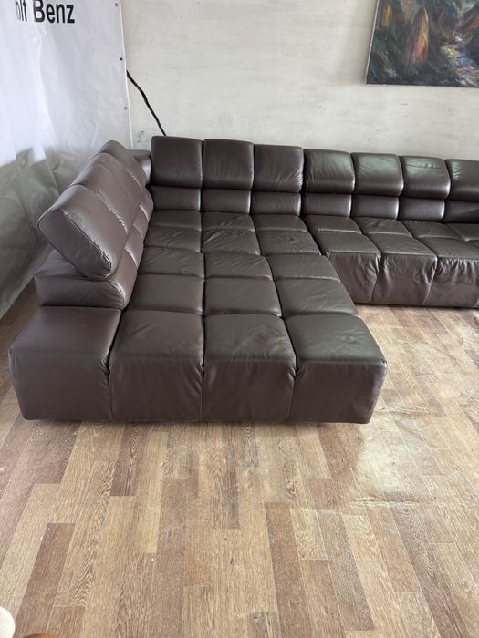 Шкіряний диван зона відпочинку кожаный угловой