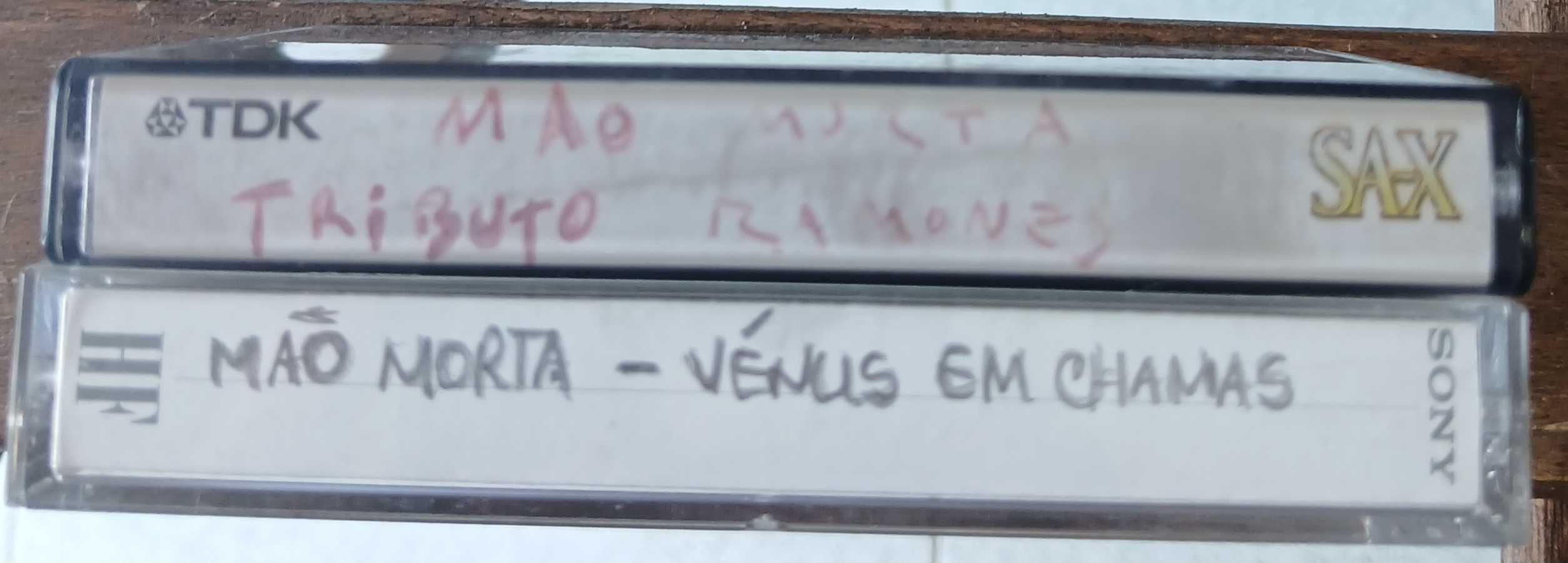 2 Cassetes Usadas Mão Morta (Gravadas)