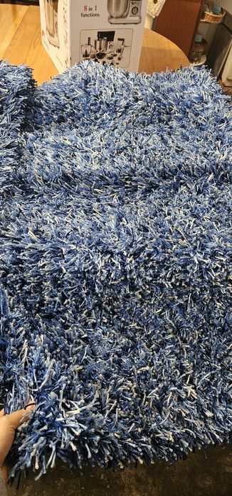 3 tapetes azuis seminovos