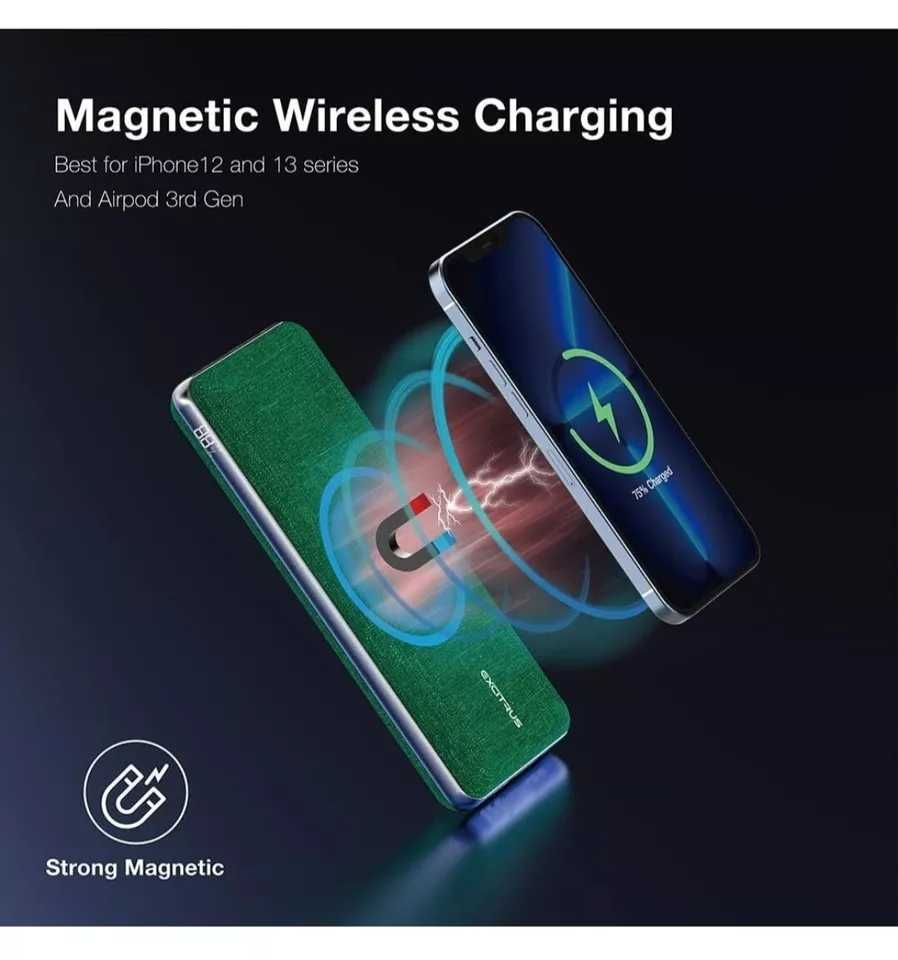 Cупер powerbank Excitrus 100W PD fast charge, на 4 пристрої, USA impor
