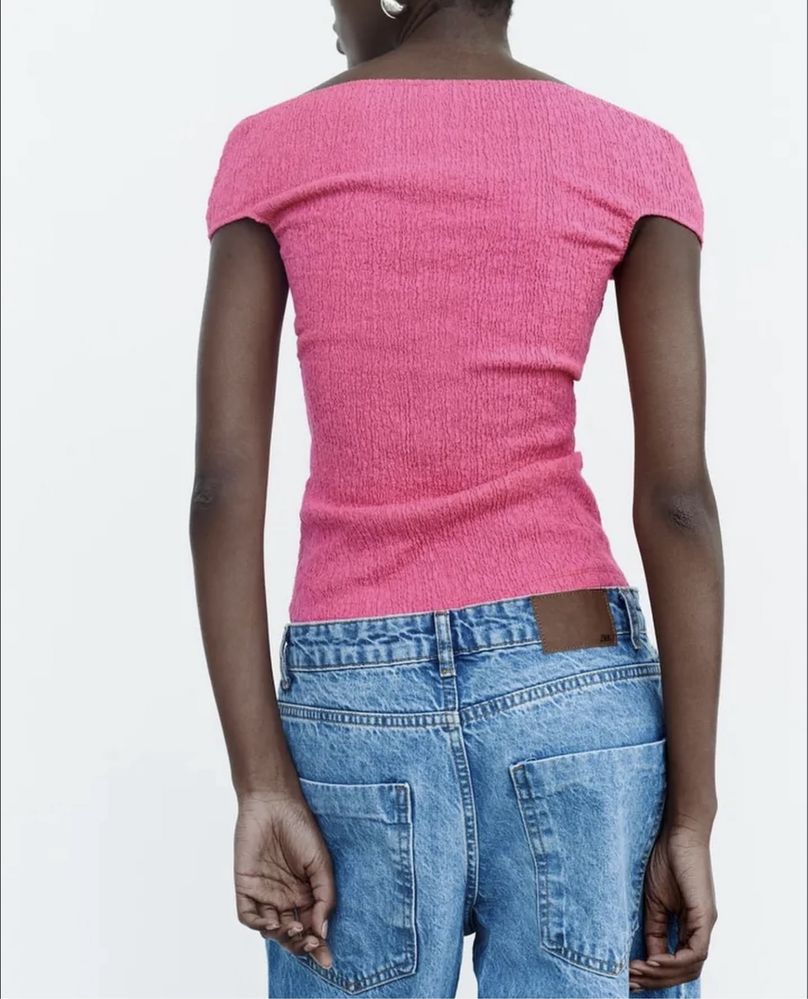Майка Zara з опущеними плечима