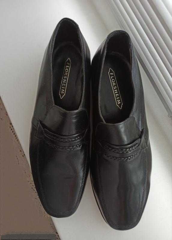 Чорні шкіряні туфлі, в-во США Florsheim