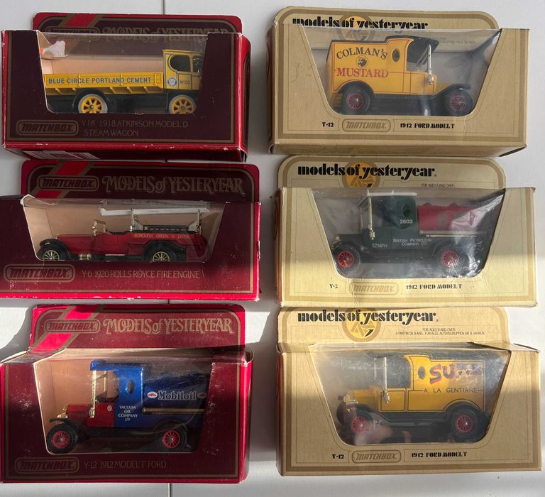 Kolekcjonerkie auta samochodziki modele matchbox models of yesteryear