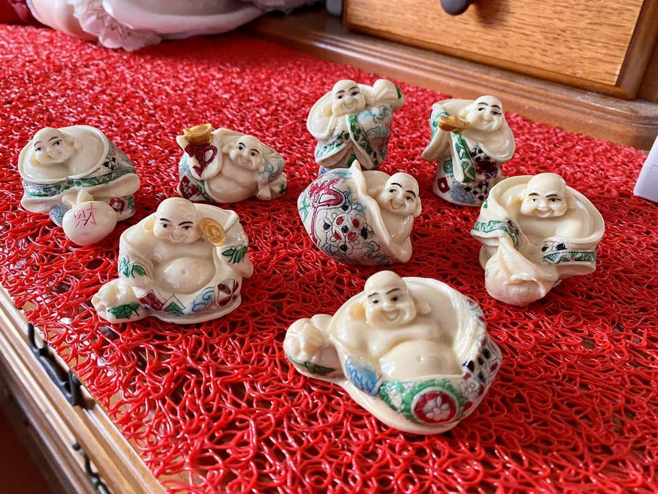 Коллекционная китайская статуэтка, фигурка, окимоно, kosть