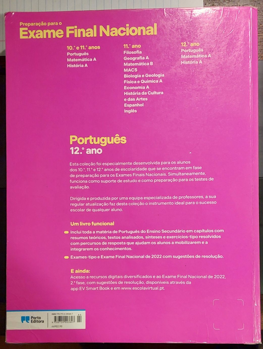Livro de preparação para exame de Português, 12° ano
