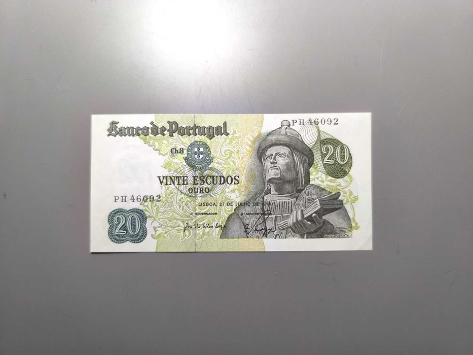 Nota de 20 Escudos – 27 de Julho de 1971