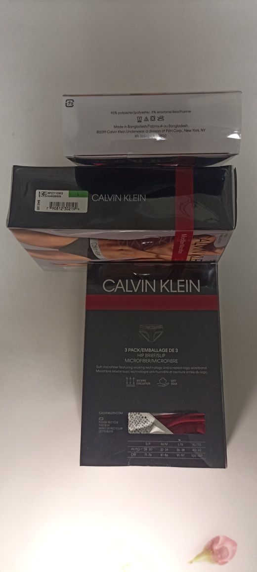 Чоловічі труси сліпи CALVIN KLEIN 3шт. різнокольорові