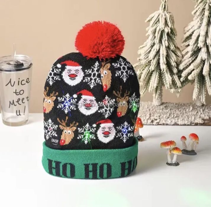 Gorros Natal com Led