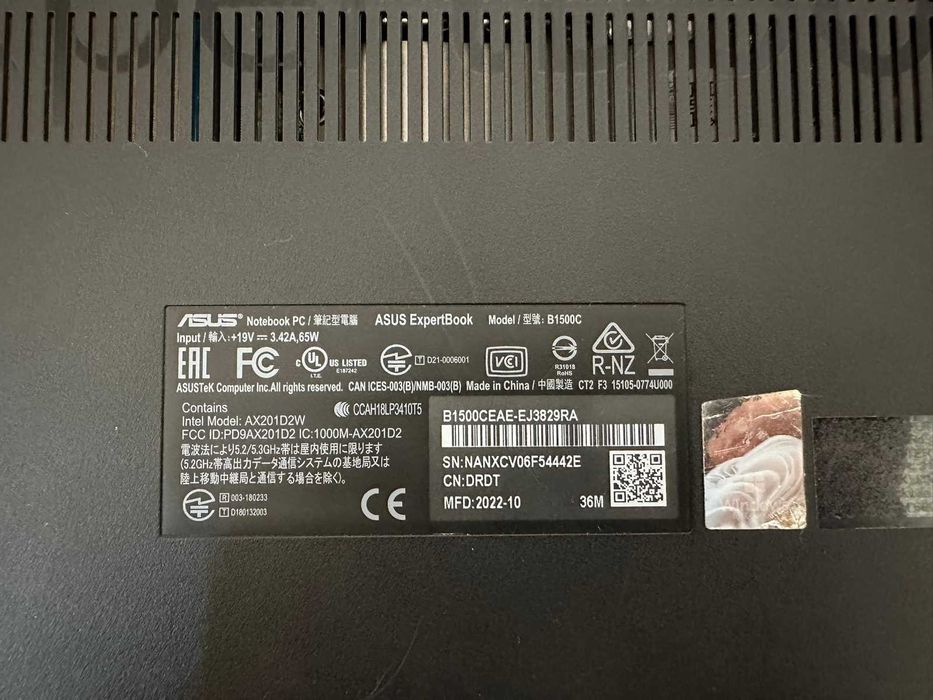 Asus ExpertBook B1500C – Super laptop z gwarancją - Mega okazja!