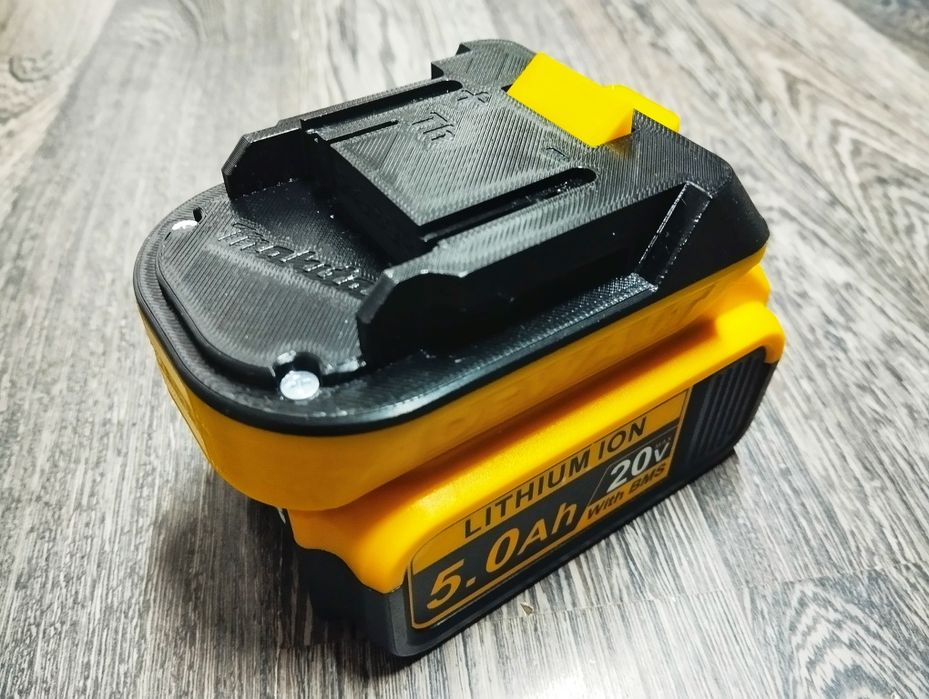 Адаптер перехідник акумулятор DeWALT на інструмент Makita