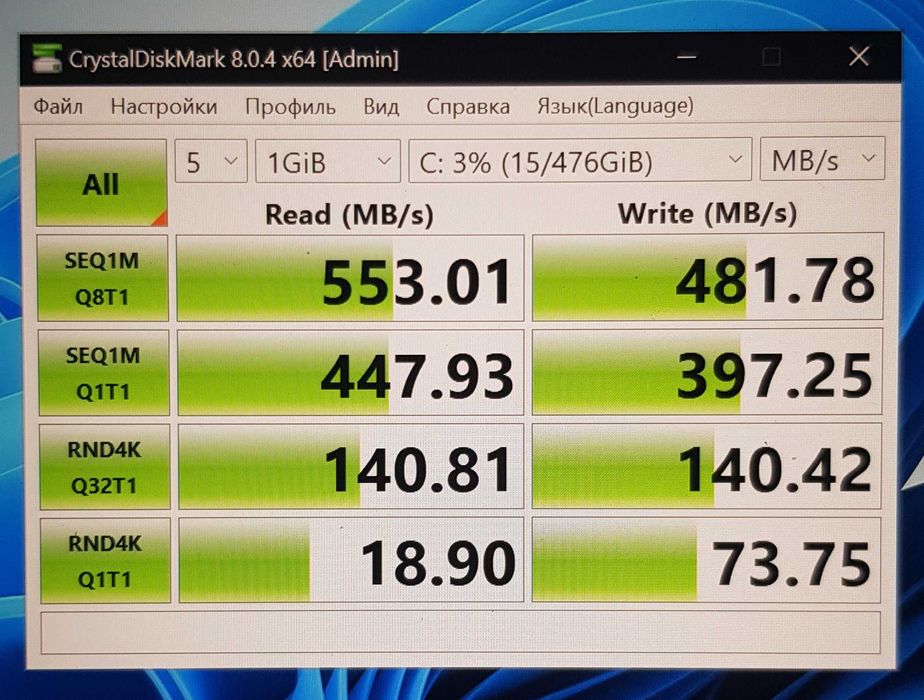 512GB SSD OCPC XTL-200 3D NAND (TLC) SATAIII 2.5" виставочний образец.