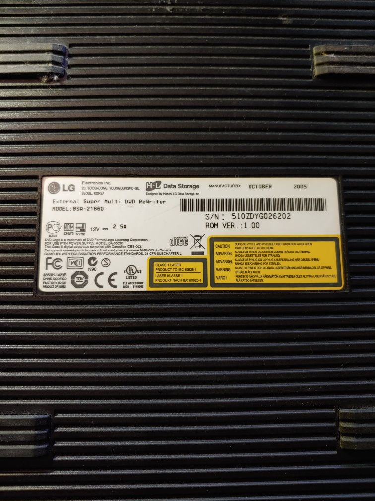 Nagrywarka zewnętrzna DVD LG LightScribe USB #1