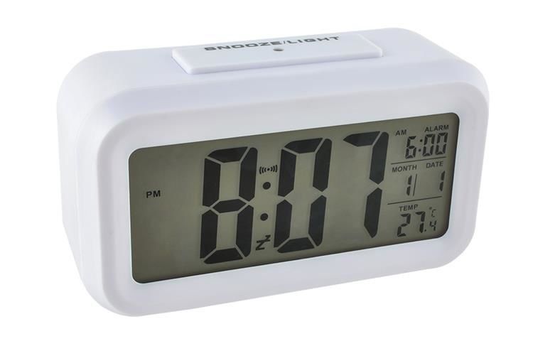 Zegar Budzik Cyfrowy Duży Wyświetlacz Led 12/24H