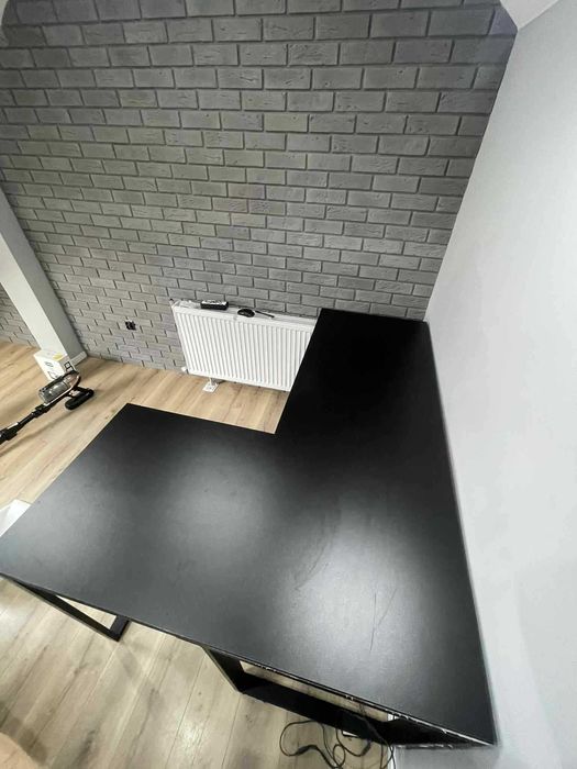 Biurko Loft Industrial z dostawką