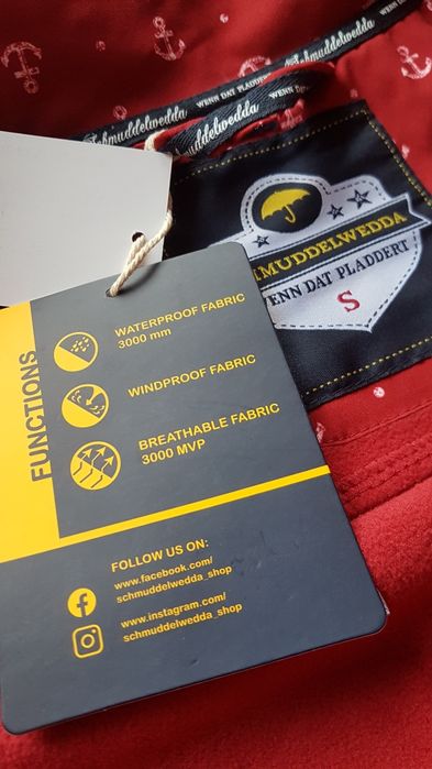 Schmuddelwedda softshell kurtka płaszcz damski na polarze nieprzemakal