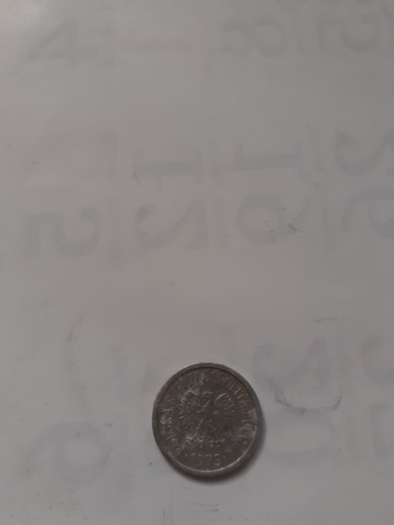 Okazja 10groszy z 1973roku ze znakiem mennicy