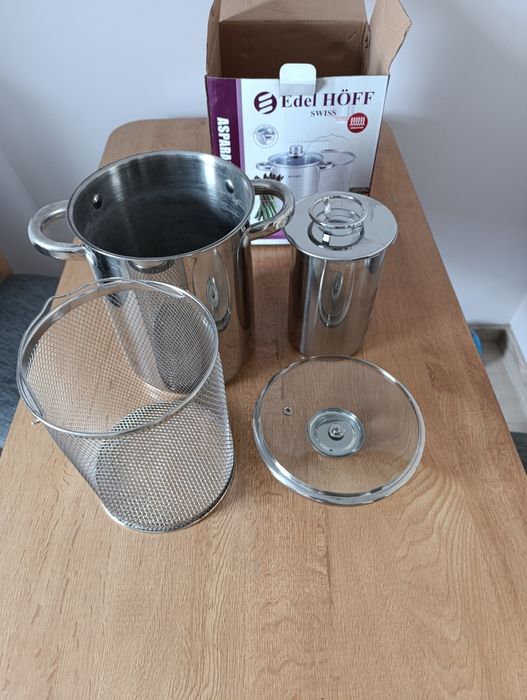 Garnek do szparagów makaronu z szynkowarem Edek hoff