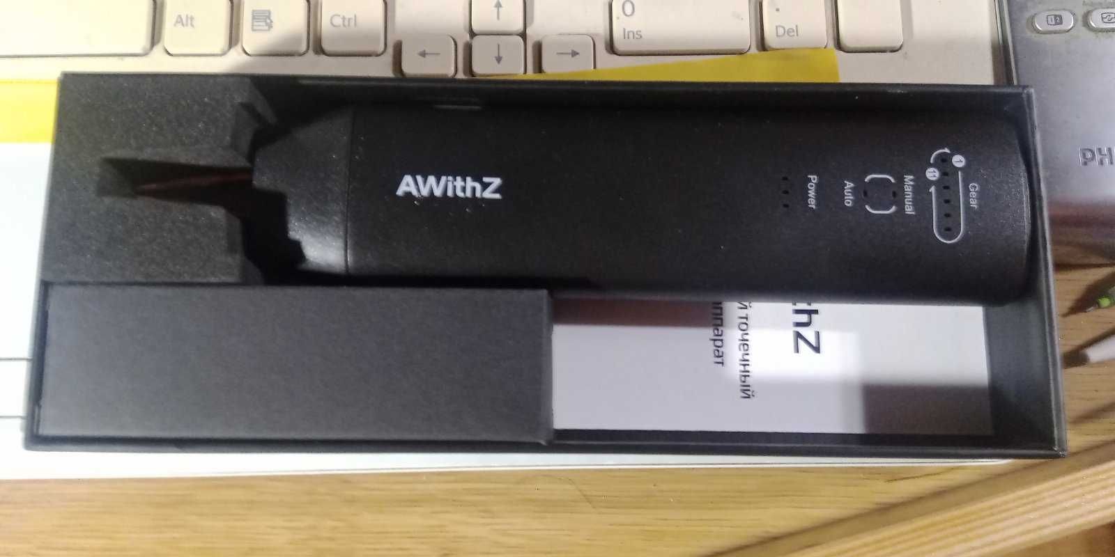 Точечная сварка пайка аккумуляторов AWithZ 18650 26650 32650