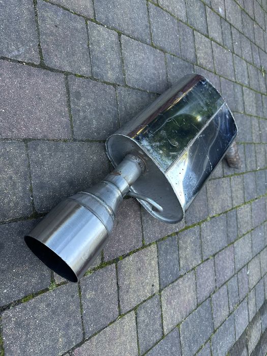 Tłumik końcowy sportowy INOX nierdzewka