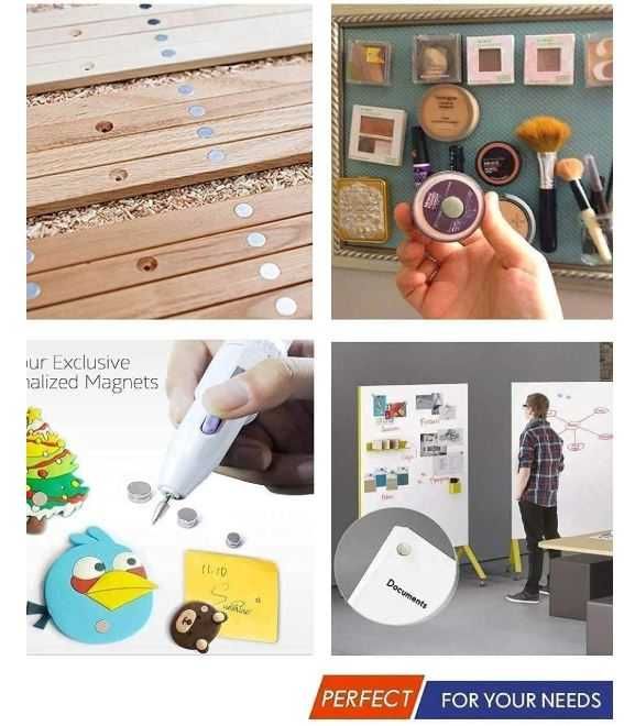 Zestaw 150 magnesów 6x1mm FINDMAG