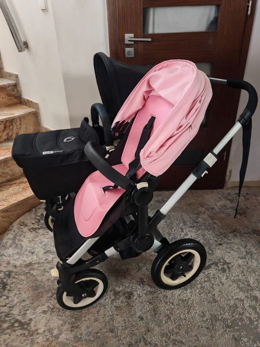 Bugaboo Donkey wózek podwójny+gondola