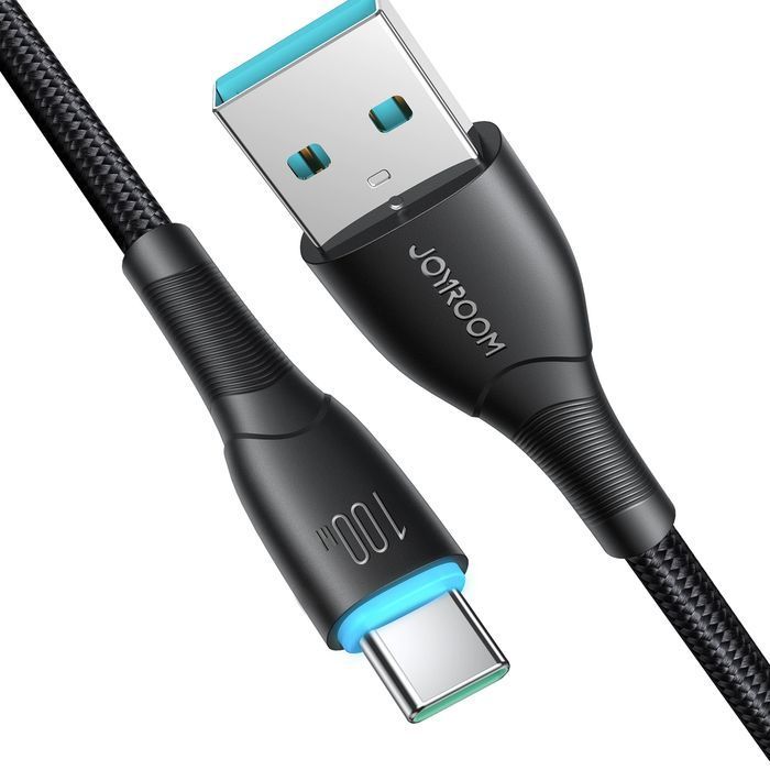 Kabel Joyroom Starry series SA32-AC6 100W USB-A / USB-C 1m - czarny