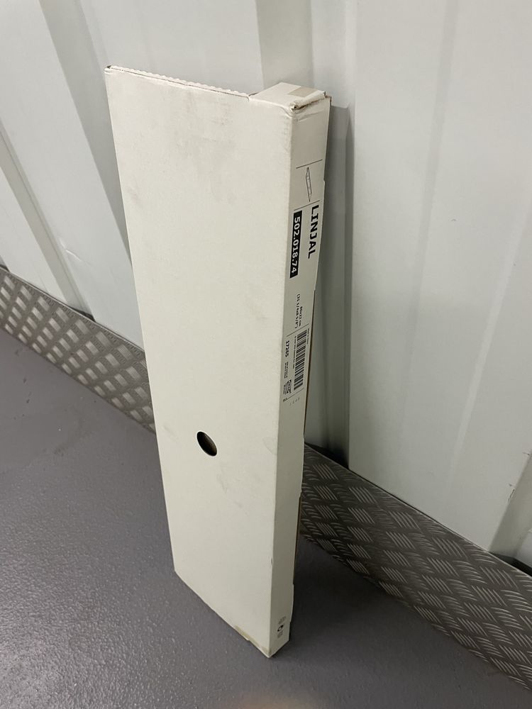 Prateleira vidro linjal ikea nova