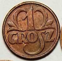 Moneta obiegowa II RP 1gr 1937r