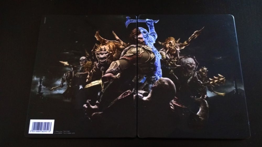 PS4 - Caixa METALICA do Jogo Middle Earth: Shadow of War - NOVA