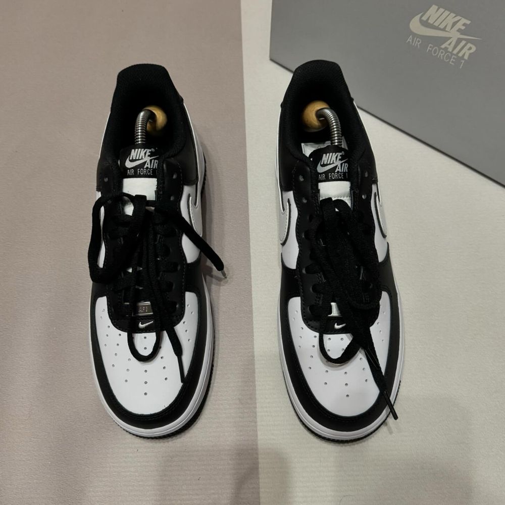 Нові кросівки Nike Air Force 1 шкіряні 43 розмір чорно білі Ozrah 43