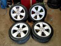 Alufelgi audi 17'' a3 a4 b5 b6 b7 5x112 opony dunlop 225/45r17