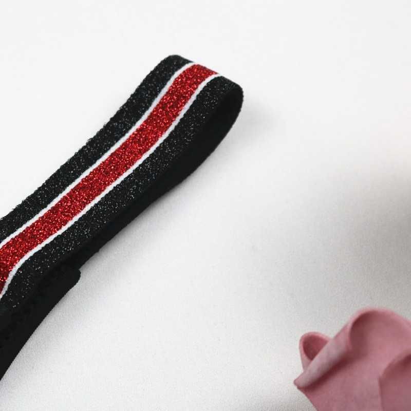 Nowe czarne czerwone bikini kostium kąpielowy strój dwuczęściowy M