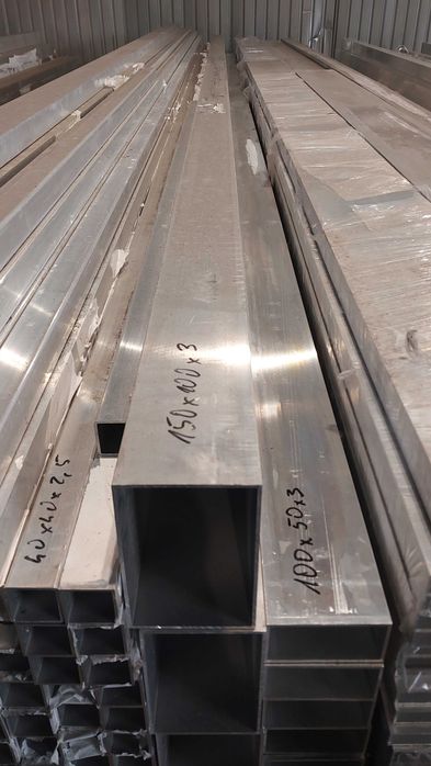 Profil aluminiowy, aluminium 150x100x3,0mm gat.6060, Bytom