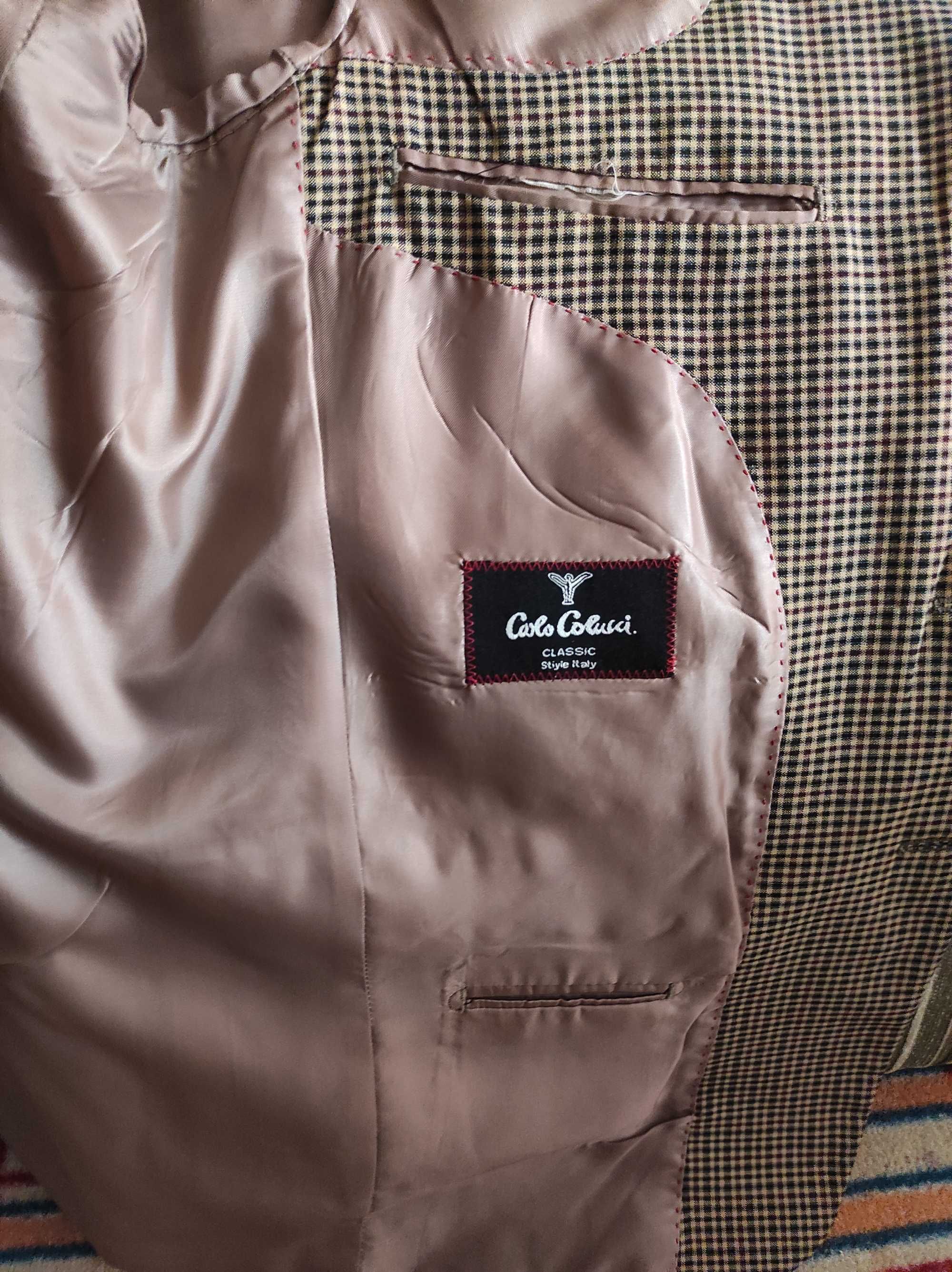 Піджак чоловічий Carlo Colucci
в коричневу клітку розмір 50
