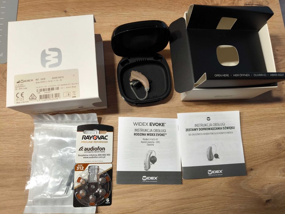 Aparat słuchowy Widex Evoke - ucho prawe