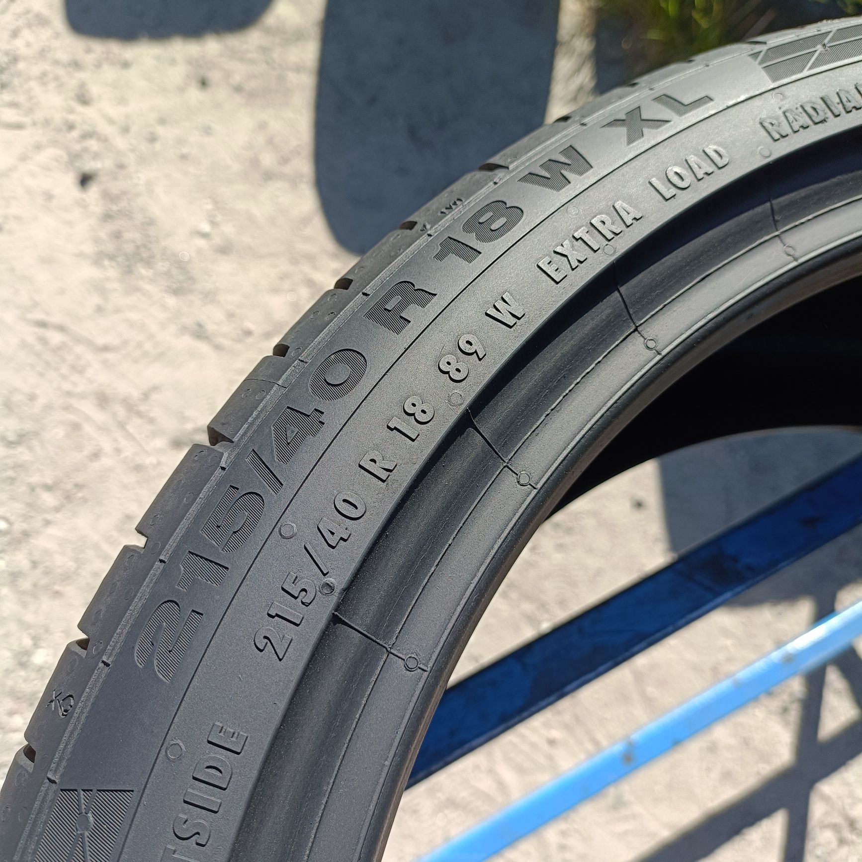 215/40r18 Continental ContiSportContact 5 z 2021r 6.8mm